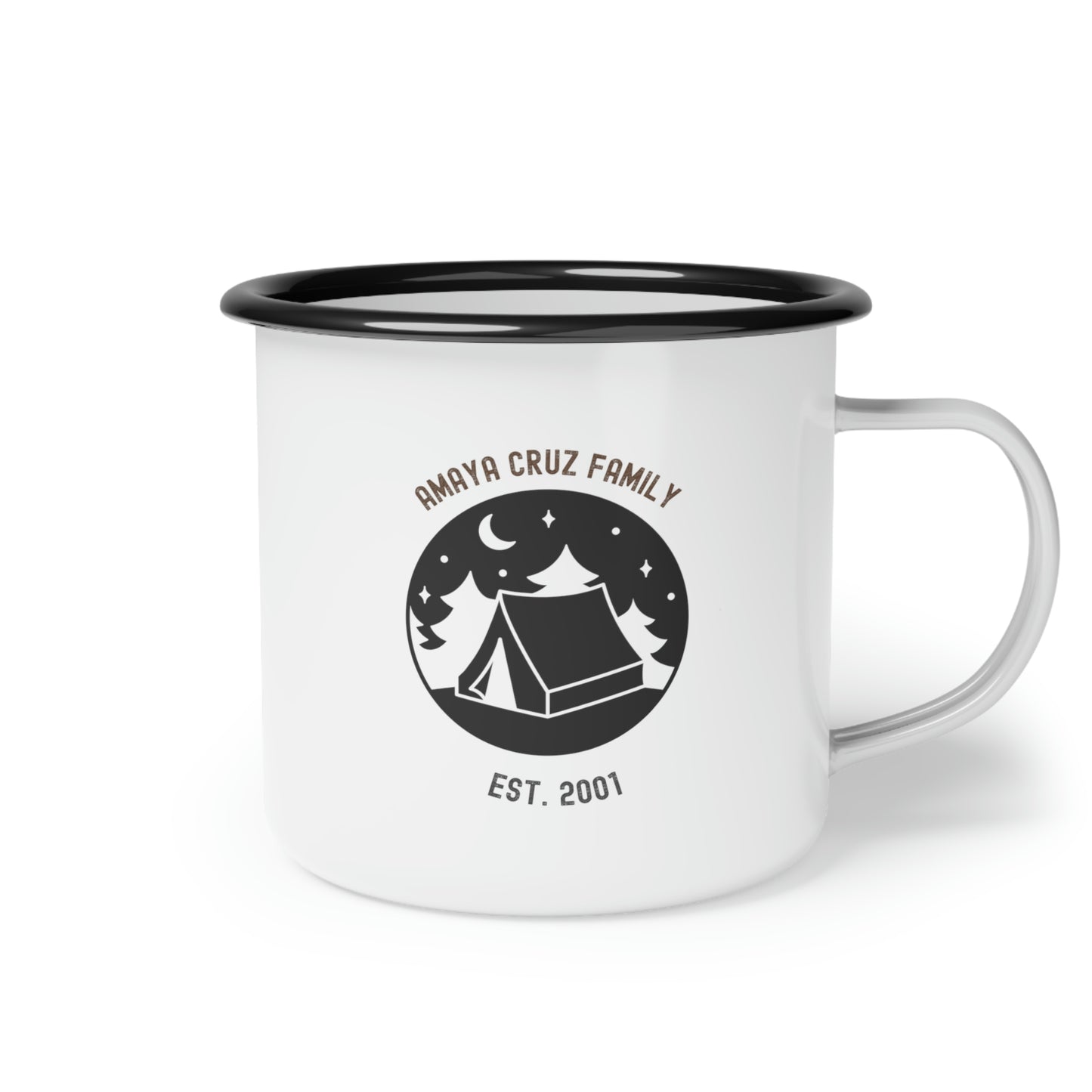 Metal Camp Mug, Custom Camp Mug, Personalized Camping Mug With Your Design or Logo, Vintage Coffee Cup, cozy cabin mugs