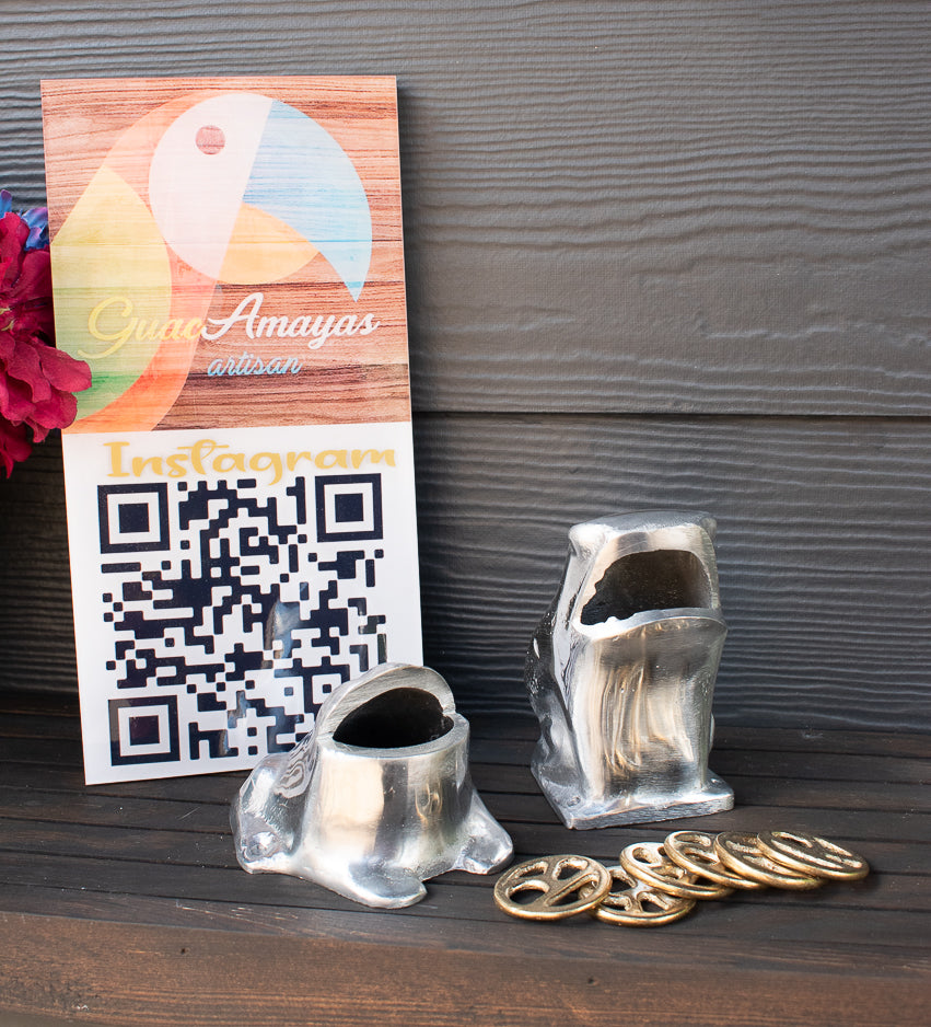 Juego de Sapos o Ranas Colombianas - ONLY the figures with the rings- SOLO las figuras con las argollas. - Set of 6 Rings