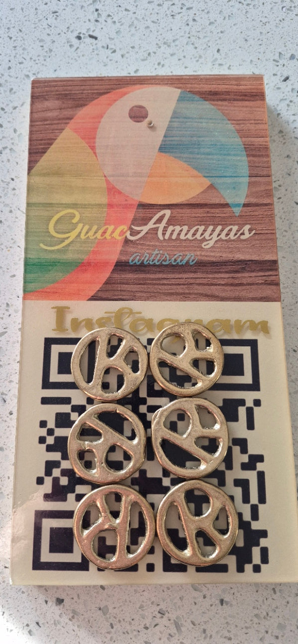 Argollas para Juego de Sapos o Ranas Colombianas - ONLY the rings- SOLO las argollas. - Set of 6 o 7