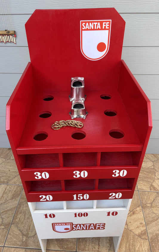 Juego de Sapo o Rana Colombiano . Independiente Santa Fe Team. Ready to Go. Free Pick-Up for LOCALS ONLY. (Broward County Florida)